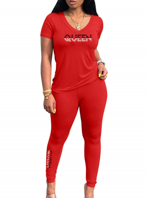 PositiveOne: Queen 2 Piece Spandex Outfit